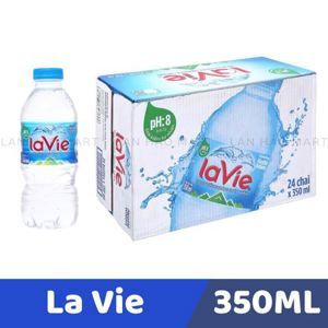 Thùng 24 chai nước khoáng LaVie 350ml