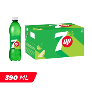 Thùng 24 chai nước ngọt 7 Up vị chanh 390ml