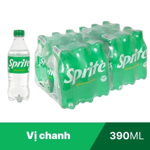 Thùng 24 chai nước ngọt Sprite hương chanh 390ml