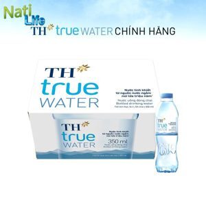 Thùng 24 chai nước tinh khiết TH True Water 350ml