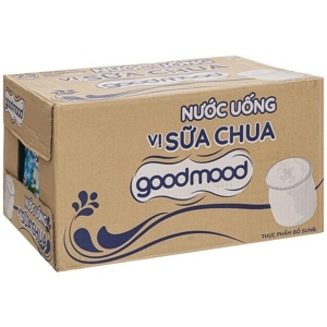 Thùng 24 chai nước uống Good Mood vị sữa chua 455ml