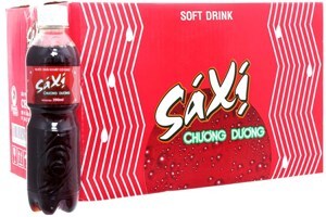 Thùng 24 chai nước xá xị Chương Dương 390ml