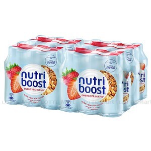 Thùng 24 chai sữa trái cây Nutriboost hương dâu 297ml