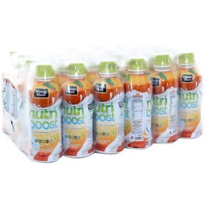 Thùng 24 chai sữa trái cây Nutriboost hương cam 297ml