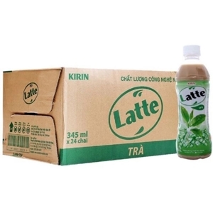 Thùng 24 chai trà sữa Kirin Latte 345ml