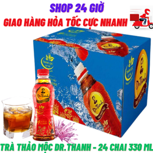 Thùng 24 chai trà thanh nhiệt Dr.Thanh 330ml