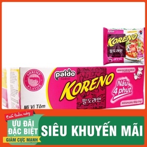 Thùng 24 gói mì Koreno vị bò cay 100g