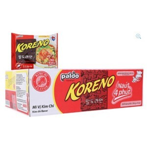 Thùng 24 gói mì Koreno vị kim chi 100g