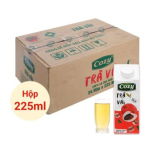 Thùng 24 hộp trà vải Cozy 225ml
