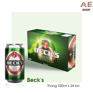 Thùng 24 lon bia Beck's 330ml