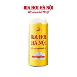 Thùng 24 lon bia hơi Hà Nội lon 500ml thùng