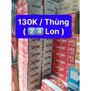 Thùng 24 Lon Bia Lạc Việt 330ml