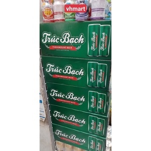 Thùng 24 lon bia Trúc Bạch 330ml