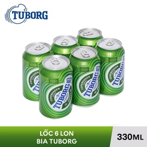 Thùng 24 lon bia Tuborg 330ml
