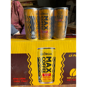 Thùng 24 lon cà phê sữa Georgia Max Coffee 235ml