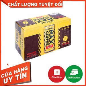 Thùng 24 lon cà phê sữa Georgia Max Coffee 235ml