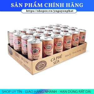 Thùng 24 lon cà phê sữa Highlands 235ml