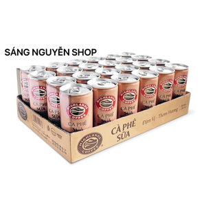 Thùng 24 lon cà phê sữa Highlands 235ml