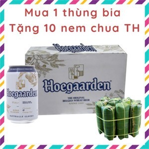 Thùng 24 lon Hoegaarden White 330ml