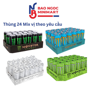 Thùng 24 lon nước tăng lực Monster Energy Ultra 355ml