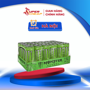 Thùng 24 lon nước tăng lực Monster Energy Ultra 355ml