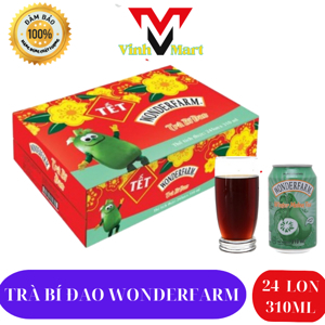 Thùng 24 lon trà bí đao Wonderfarm 310ml