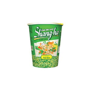 Thùng 24 ly cháo đậu xanh thịt bằm Shangha 50g