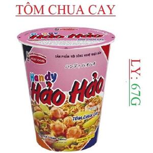 Thùng 24 ly mì Handy Hảo Hảo thịt bằm bí đỏ 68g