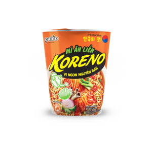 Thùng 24 ly mì Koreno vị kim chi 65g