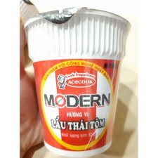 Thùng 24 ly mì Modern lẩu Thái tôm 65g