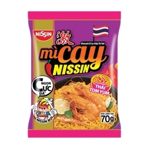 Thùng 24 ly mì Nissin Thái Tomyum 70g