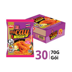 Thùng 24 ly mì Nissin Thái Tomyum 70g
