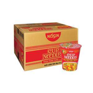 Thùng 24 ly mì Nissin Thái Tomyum 70g