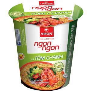 Thùng 24 ly mì tôm chanh Vifon Ngon Ngon 60g