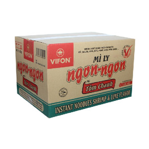 Thùng 24 ly mì tôm chanh Vifon Ngon Ngon 60g