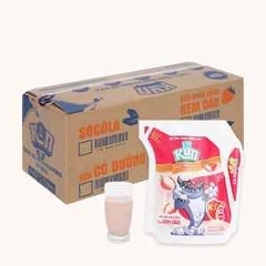 Thùng 24 túi sữa chua uống LiF Kun hương kem dâu 110ml