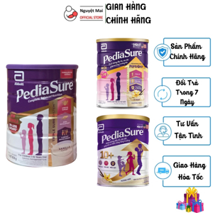 Thùng 3 hộp sữa Pediasure Complete Balanced Nutrition (850g) cho trẻ từ 1 đến 10 tuổi