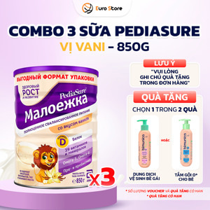 Thùng 3 hộp sữa Pediasure Complete Balanced Nutrition (850g) cho trẻ từ 1 đến 10 tuổi