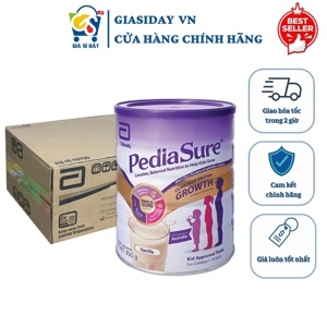 Thùng 3 hộp sữa Pediasure Complete Balanced Nutrition (850g) cho trẻ từ 1 đến 10 tuổi