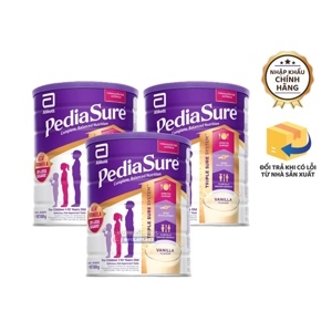 Thùng 3 hộp sữa Pediasure Complete Balanced Nutrition (850g) cho trẻ từ 1 đến 10 tuổi