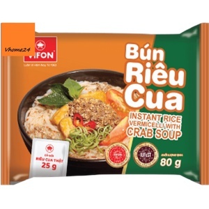 Thùng 30 gói bún riêu cua Vifon 80g