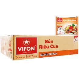 Thùng 30 gói bún riêu cua Vifon 80g