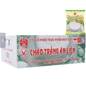 Thùng 30 gói cháo trắng Bích Chi 100g