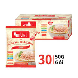 Thùng 30 gói cháo yến Yến Việt vị thịt bằm 50g
