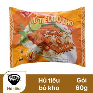 Thùng 30 gói hủ tiếu bò kho Bích Chi 60g