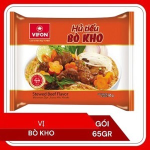 Thùng 30 gói hủ tiếu bò kho Vifon 65g