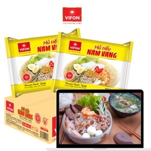 Thùng 30 gói hủ tiếu bò kho Vifon 65g