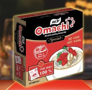 Thùng 30 gói Mì khoai tây Omachi Special bò hầm xốt vang 92g