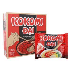 Thùng 30 gói mì Kokomi Đại tôm chua cay 75g