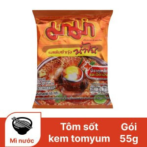 Thùng 30 gói mì Mama hương tôm sốt kem Tom Yum 55g